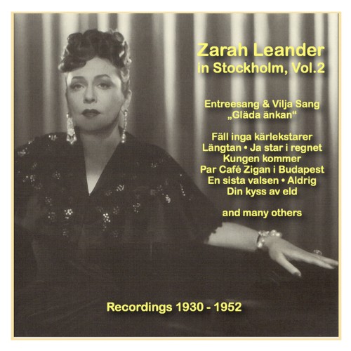 Zarah Leander in Stockholm, Vol. 2 (1930-1952)
