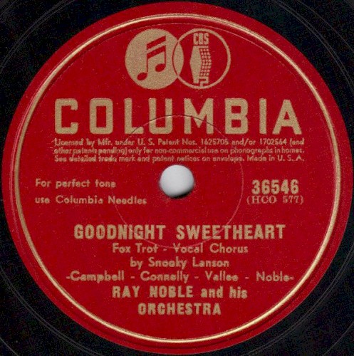 Goodnight Sweetheart / The Very Thought of You