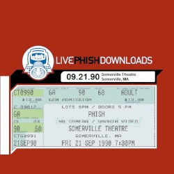 1990-09-21: Somerville Theatre, Somerville, MA, USA