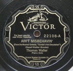 Ain't Misbehavin' / Sweet Savannah Sue