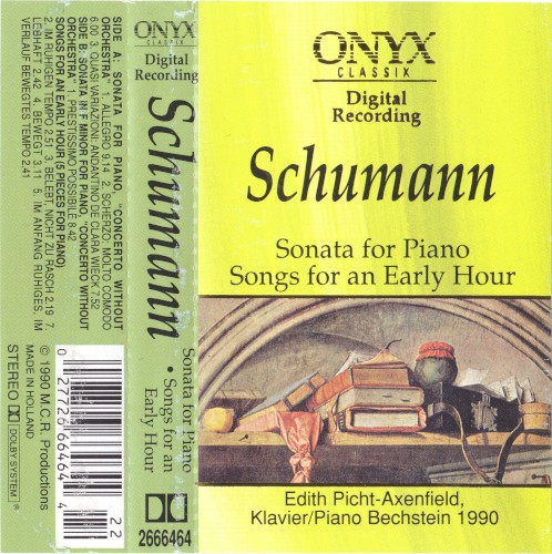 Sonata for Piano / Songs for an Early Hour