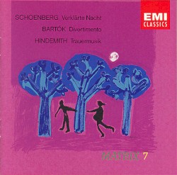 Schoenberg: Verklärte Nacht / Bartók: Divertimento / Hindemith: Trauermusik