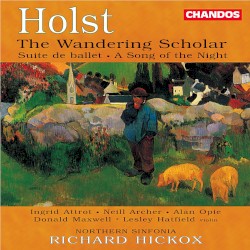 The Wandering Scholar / Suite de Ballet / A Song of the Night