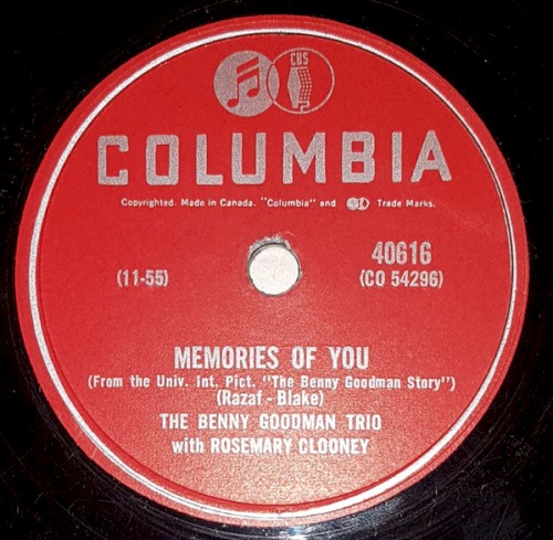 Memories of You / It's Bad for Me