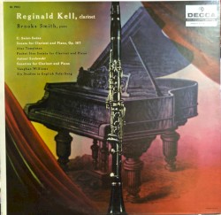 Sonata For Clarinet And Piano, Op. 167 / Pocket Size Sonata For Clarinet And Piano / Sonatina For Clarinet And Piano / Six Studies In English Folk-Song