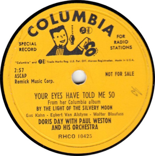 Your Eyes Have Told Me So / By the Light of the Silv’ry Moon