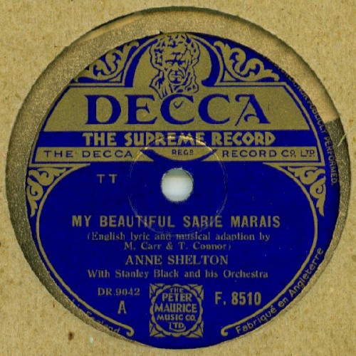 My Beautiful Sarie Marais / That's an Irish Lullaby