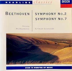 Beethoven symphony no. 2 in D op.36, symphony no. 7 in D op.92