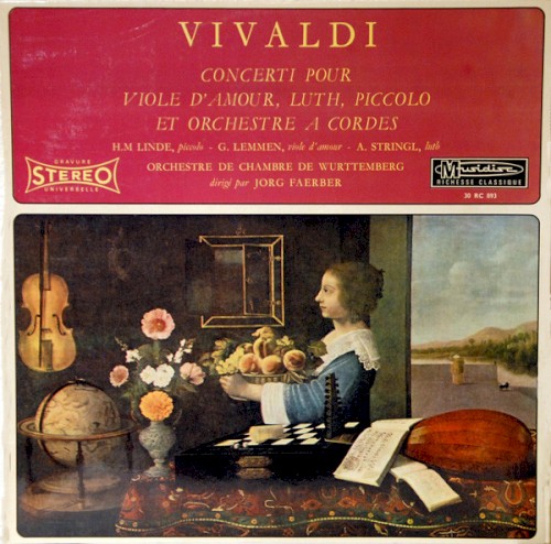 Concerti pour Viole d'Amour, Luth, Piccolo et Orchestre à Cordes