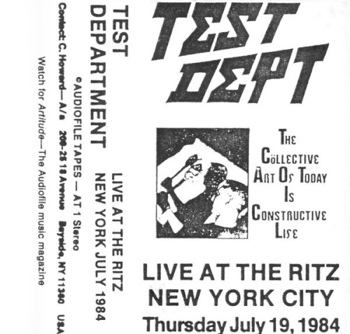 Live at The Ritz - New York July 1984
