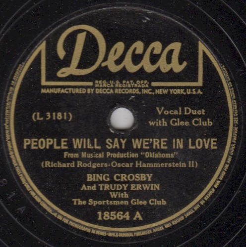 People Will Say We’re in Love / Oh! What a Beautiful Mornin’