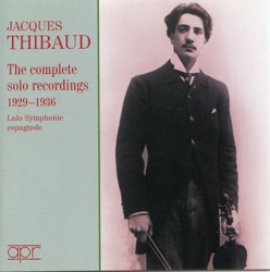 The Complete Solo Recordings, 1929-1936 / Lalo: Symphonie espagnole