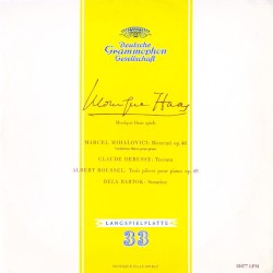 Mihalovici: Ricercari, op. 46 / Debussy: Tocata / Roussel: Trois pièces pour piano, op. 49 / Bartók: Sonatine