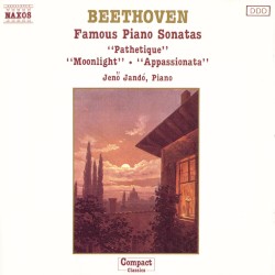 Piano Sonatas, Volume 1: Moonlight / Pathétique / Appassionata
