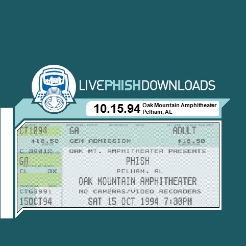 1994-10-15: Oak Mountain Amphitheatre, Pelham, AL, USA