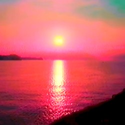日落的天空