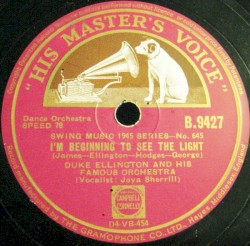 I'm Beginning to See the Light / I Ain't Got Nothing but the Blues