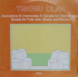Invocations III, Harmonies IV, Sonata For Clarinet Solo, Sonata For Flute Solo, Space And Rhythm