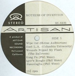 The Artisan RS 6406 Test Pressing