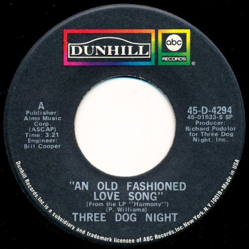 An Old Fashioned Love Song