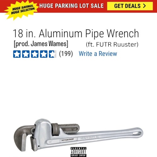 18 Inch Aluminum Pipe Wrench