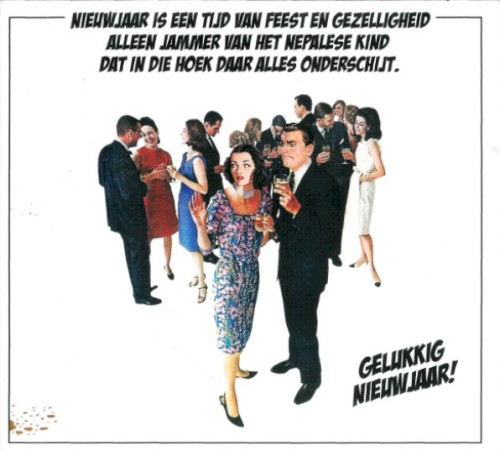 Music For Life - Nieuwjaar is een tijd van feest en gezelligheid alleen jammer van het Nepalese kind dat in die hoek daar alles onderschijt. Gelukkig nieuwjaar!