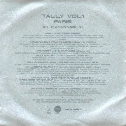 Tally Vol. 1 Paris