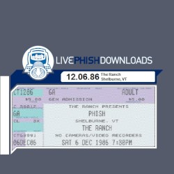 1986-12-06: The Ranch, Shelburne, VT, USA