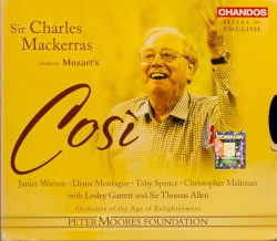Sir Charles Mackerras Conducts Mozart's Così