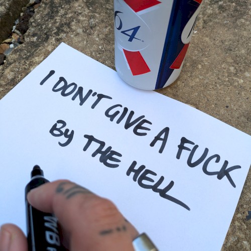 I DON'T GIVE A FUCK