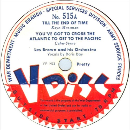Till the End of Time / You’ve Got to Cross the Atlantic to Get to the Pacific / If I Loved You / I’ll Buy That Dream
