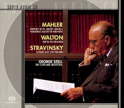 Mahler: Adagio & Purgatorio from Symphony No. 10 / Walton: Partita for Orchestra / Stravinsky: Firebird Suite