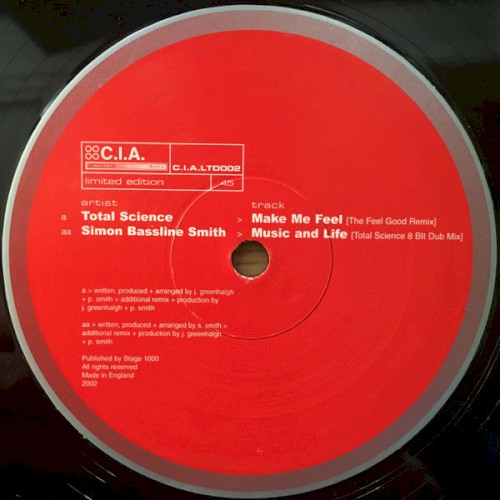 Make Me Feel (The Feel Good remix) / Music and Life (Total Science 8 bit dub mix)