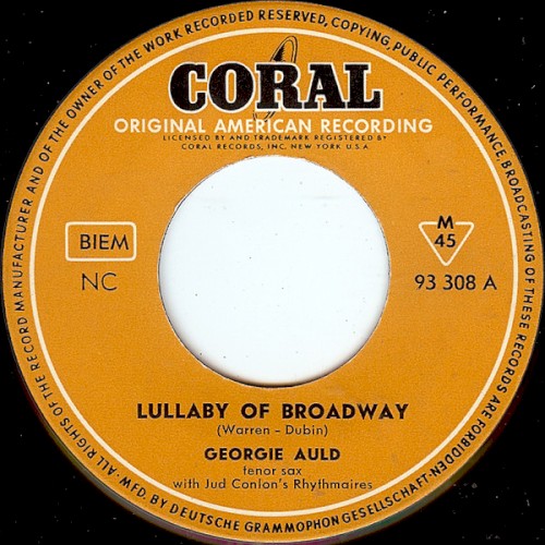 Lullaby of Broadway / Just You, Just Me