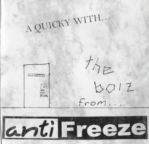 A Quicky With... The Boiz From... Antifreeze