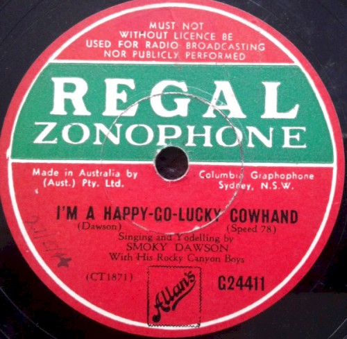 I’m a Happy‐Go‐Lucky Cowhand / Will I Meet Old Faithful Up Yonder