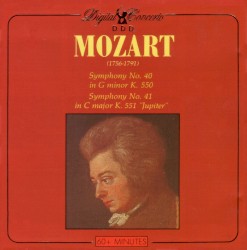 Symphony no. 40 in G minor, K.550 / Symphony no. 41 in C major, K.551 "Jupiter"