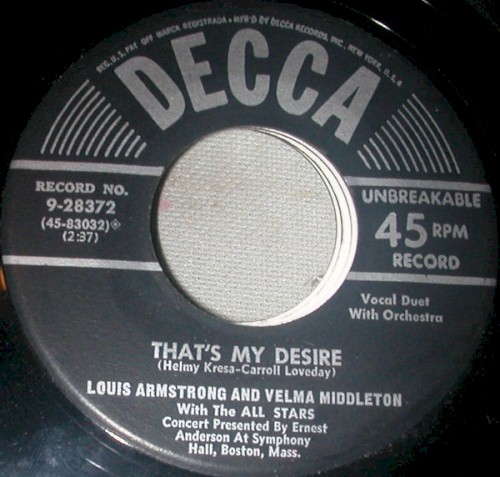 That's My Desire / Baby, It's Cold Outside