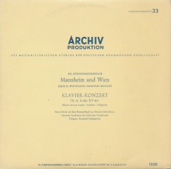 Klavier-Konzert Nr. 12 A-dur KV 414