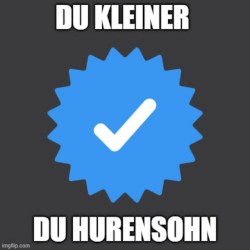 huensohn mit blaue haken