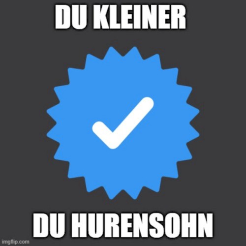 huensohn mit blaue haken