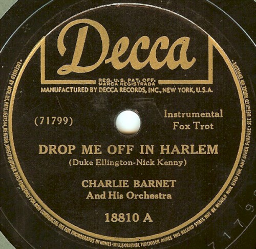 Drop Me Off in Harlem / Gulf Coast Blues