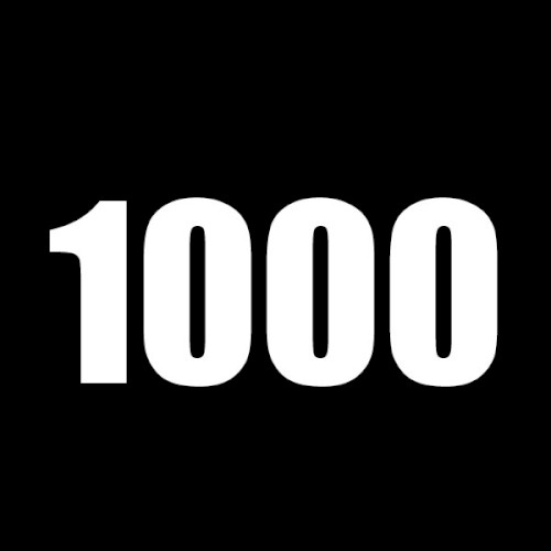 1000 likes