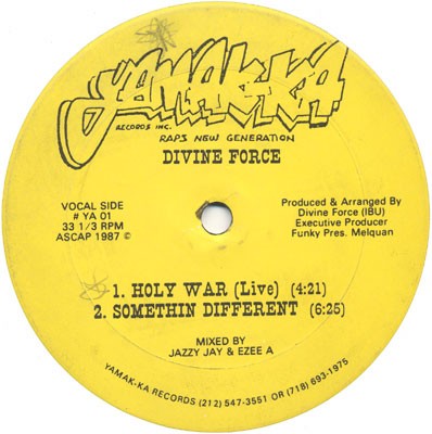 Holy War (live) / Somethin Different