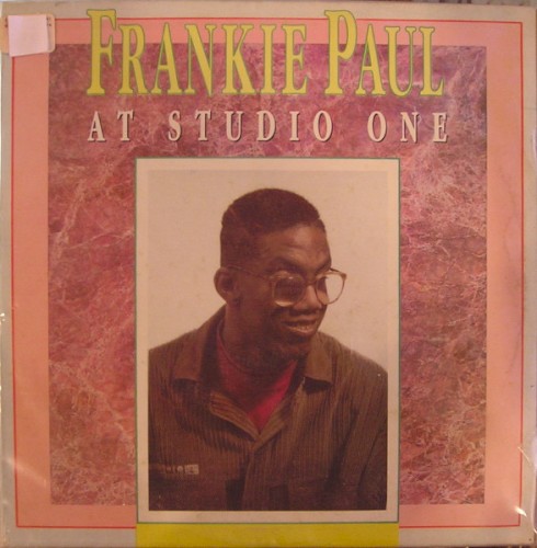 Frankie Paul at Studio One