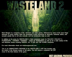 Wasteland 2 OST: Unmastered Arizona Preview