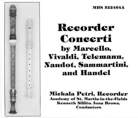 Eight Baroque Recorder Concerti