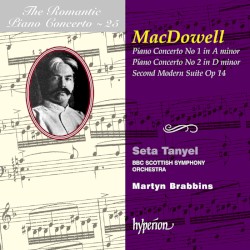 The Romantic Piano Concerto, Volume 25: Piano Concerto no. 1 in A minor / Piano Concerto no. 2 in D minor / Second Modern Suite, op. 14
