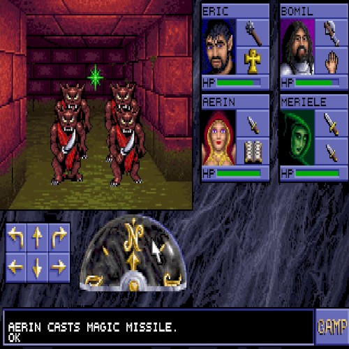 Playing Eye of the Beholder I (with the Music Played in the Background)
