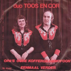 Opa’s oude koffergrammofoon